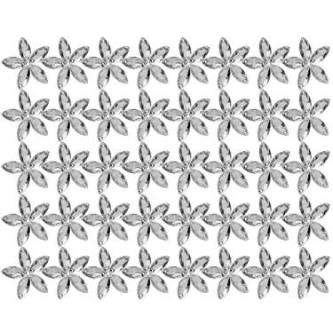 Imagem de Cristal em forma de olho de cavalo, 200 peças de acessórios de artesanato de costura plana de cristal de resina (7 * 15 mm formato marquise)