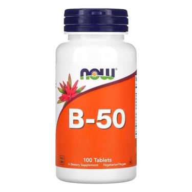 Imagem de Vitamina B-50 Now Foods 100 Tablets Produto Importado