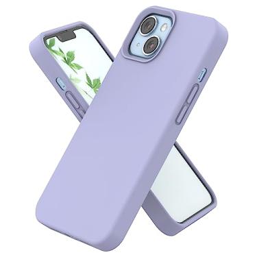 Imagem de Capa protetora SOH de silicone de corpo inteiro de 6,7 polegadas compatível com Apple iPhone 14 Plus roxo elegante