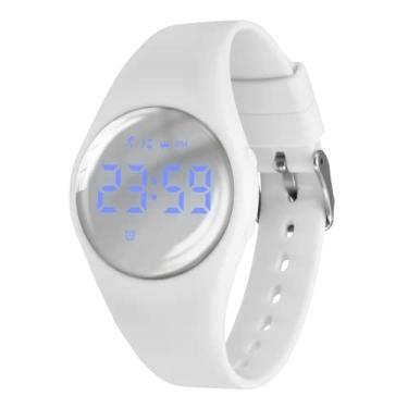 Imagem de NN BEN NEVIS Relógio Infantil, Relógio Digital Esportivo com Rastreador de Fitness, Despertador, Cronômetro, À Prova D'Água, Branco, Unissexo