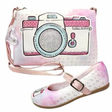 Imagem de Kit Infantil Feminino Sapatilha e Bolsa Máquina Fotográfica, Magicc Kids-Feminino