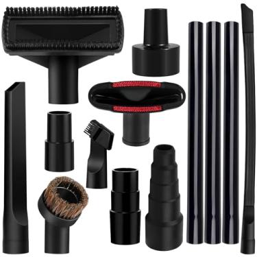 Imagem de Acessórios universais para aspiradores de pó de 3,5 cm, acessórios de escova, extensão, bico de varinha, ferramenta de fenda, adaptador de mangueira de vácuo de plástico seco e úmido para acessórios