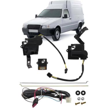 Imagem de Kit Trava Elétrica Tragial Ftf Fiorino 2 Portas 1985 A 2013