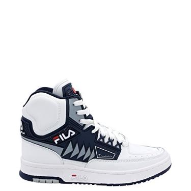 Imagem de Fila Men's Tourissimo Mid Sneaker,White/NavyRed,7.5