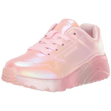 Imagem de Skechers Tênis infantil unissex Street Uno Lite-Metallic Moves, Elos rosa/multi, 15
