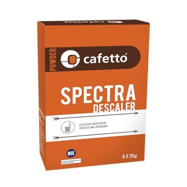 Imagem de Cafetto Descalcificador Spectra para máquina de café expresso, pó de limpeza de descalcificação com indicador de cor projetado para tanques de água de máquina de espresso, caldeiras e cafeteiras.