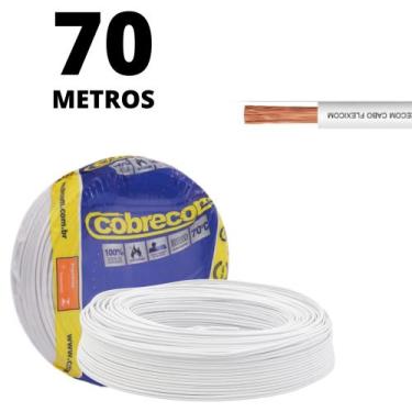 Imagem de Cabo Branco Para Circuitos Luz/ Força/ Spot 1,5mm 70 Metros  - cobreco