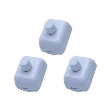 Imagem de Kit C/3 - Controle Ventilador Luz Sob Qualitronix Branco V39