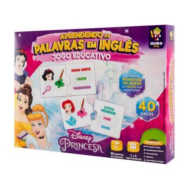Imagem de Jogo Aprendendo as Palavras em Inglês Princesas - Disney Mimo Toys