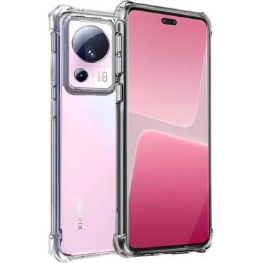 Imagem de Capa Capinha Com Bordas Anti Impacto Para Mi 13 Lite Tela de 6,55 Pole