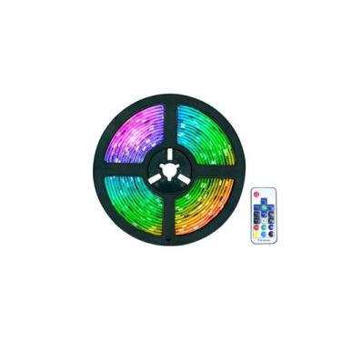Imagem de Fita led rgb 2811 30leds ip67 12v 5 metros com controle - aaa top