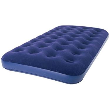 Imagem de Colchão de ar tamanho solteiro (Tamanho: 73 x 96 x 19 cm, cor azul marinho)