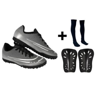 Imagem de Chuteira Society Adulto Juvenil Sosaite Campo Sintético Futebol Nova +
