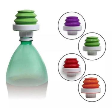 Imagem de Bomba Tampa Refrigerante Pet Vácuo Mantém Gás Coca Guaraná - Cobrirel
