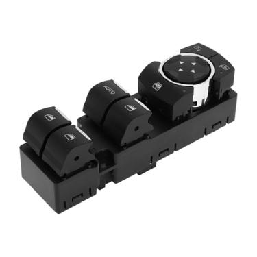 Imagem de A ABSOPRO Interruptor de janela elétrica Nº BB5Z14529CA Interruptor de controle de janela lateral do motorista dianteiro esquerdo para Ford Explorer utilitário interceptor policial preto