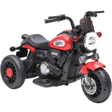 Imagem de Mini Moto Eletrica Infantil Zippy Toys Harley 6V Vermelha