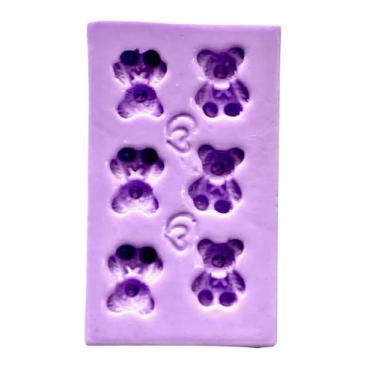 Imagem de F1653 molde de silicone mini ursos confeitaria biscuit - confeitaria d