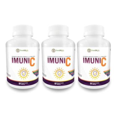 Imagem de 3x Super Vit C Imuni 5+ (Arginina Vitamina C Vitamina D Zinco e Cálcio