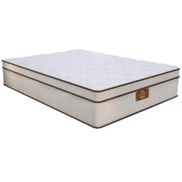 Imagem de Colchão Casal Gazin Londres Molas Ensacadas 138x188x32 Bege