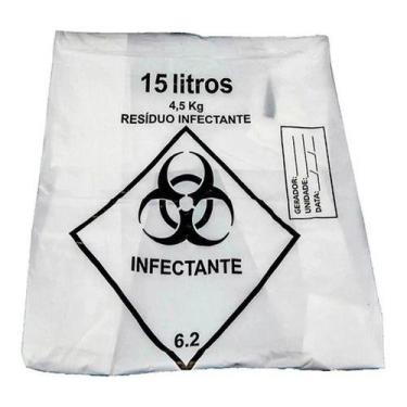 Imagem de Saco De Lixo Hospitalar Infectante 15l C/100 Embalac - HIGIPACK