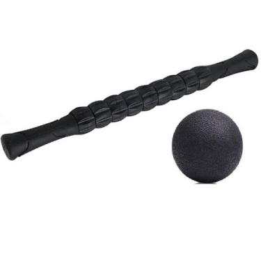 Imagem de Bastão E Bola Liberação Miofascial Lacrosse Foam Massagem - OCCY