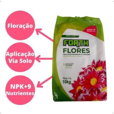 Imagem de Adubo Fertilizante Forth Flores 10 Kg Completo Jardineira