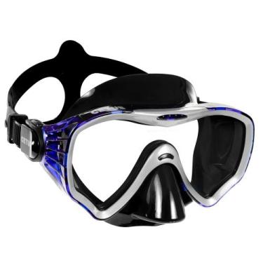 Imagem de Máscara de Mergulho Cetus New Parma Pro, Preto, Azul
