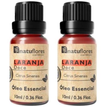 Imagem de OLEO ESSENCIAL LARANJA DOCE  PURO 10ml NATUFLORES kit 2 und