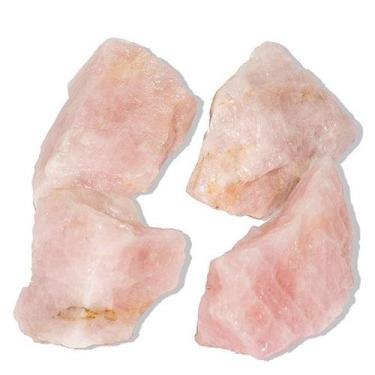 Imagem de 05 Cristal Rosa Pedra Bruto 400 a 500g Média 5 a 10cm Tipo B - Cristai