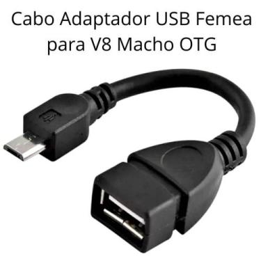 Imagem de Cabo usb femea + v8/ otg v8 - IT-BLUE