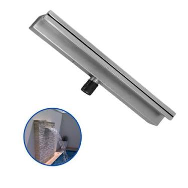 Imagem de Cascata de Parede para Piscina Embutir em Parede Alvenaria 60 cm Aço I