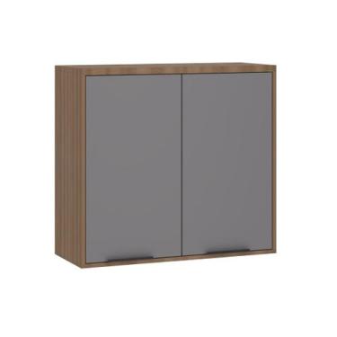 Imagem de Armário Aéreo 80 cm 2 Portas Aspen Luciane Móveis - Luciane Moveis, Ci