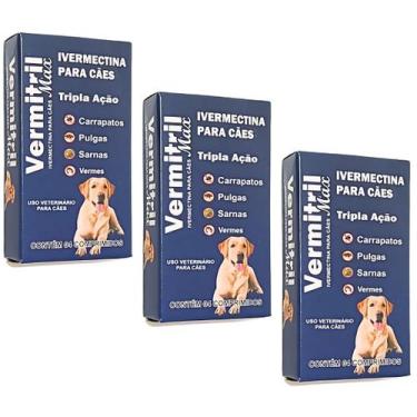 Imagem de Comprimidos Mastigáveis Anti Carrapato, Pulga, Verme e Sarna Vermitril