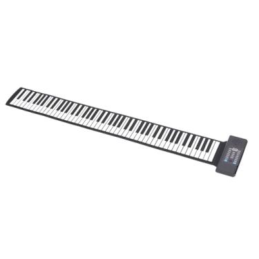 Imagem de Role Acima do Teclado de Piano Flexível 88 Teclas, Piano Eletrônico Leve Portátil Com Alto-falantes, Saída Usb Midi para Ensino (plugue americano)