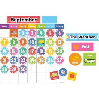 Imagem de Teacher Created Resources Conjunto de calendário magnético colorido (TCR77067)