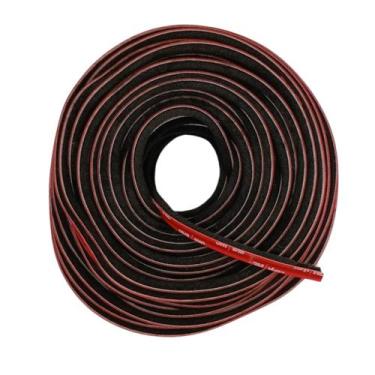 Imagem de Veda Fresta Porta Janela envidraçamento de sacada 7x10mm Preta 5 metro