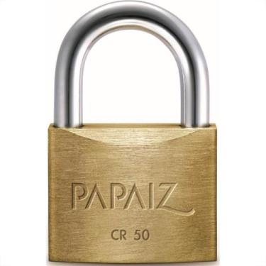 Imagem de Cadeado Papaiz 50Mm Flowpack 100500Cx - Kit C/5