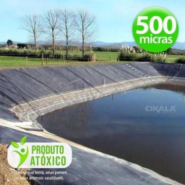 Imagem de Lona Geomembrana 3x3 Metros em PVC Expansível 500 Micras - Cikala