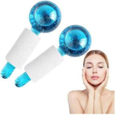 Imagem de Bolas de Gelo Facial Anti Rugas (2 Peças) - Atacarejo Store - Shopping