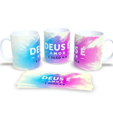 Imagem de Canecas Religião Evangélicas Personalizadas Fé e Inspiração em Cada Gole