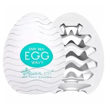 Imagem de Ovo Mastubador Egg Penis Wavy Punheta Estimulo Sexshop Flexivel Sexo
