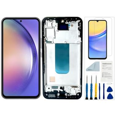 Imagem de Qinqiyue Substituição de tela para Samsung Galaxy A54 5G para Samsung A54 5G tela LCD preta com moldura para Samsung Galaxy A54 SM-A546U Display Touch Screen Assembly Repair Parts