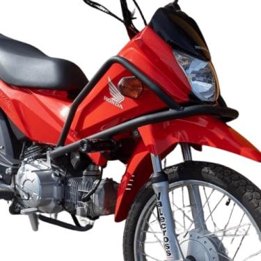 Imagem de PROTETOR DE CARENAGEM POP 110 2015 A 2024 PRETO COM SLIDER MA ACESSÓRIOS