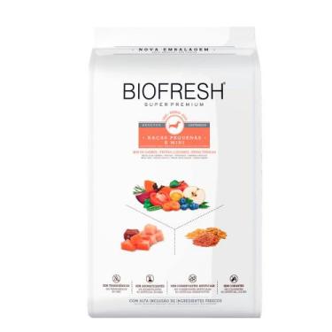 Imagem de Ração Biofresh Cães Castrados Raças Pequenas e Mini Mix Carne 3kg - He