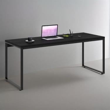 Imagem de Mesa de Escritório Focus Preta - Mobly