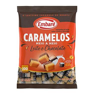 Imagem de Embaré Caramelos Meio a Meio Sabor Leite/Chocolate 660g