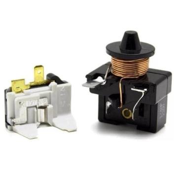 Imagem de Rele Compressor Embraco Geladeira 1/4 127v Modelos Pw /em - HULTER
