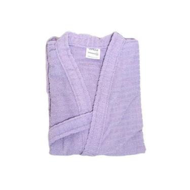 Imagem de Roupão Atoalhado Juvenil Briza Lilas 4013 Tamanho 14