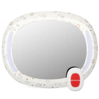 Imagem de Espelho de Carro para Bebê Nuby - LED, Visão Ampla e Ajustável
