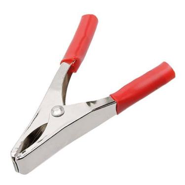 Imagem de Garra Jacare Para Bateria 10A - 5Cm - Vermelha - NWT